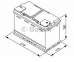 Акумулятор Bosch S5 AGM 70AH R+760A (EN) 12