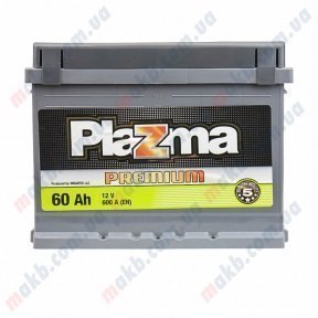 Акумулятор Plazma Premium 60AH R+ 600A Акумулятор Plazma Premium 60AH R+ 600A