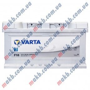 Аккумулятор Varta 85Ah R+ 800A Silver Dynamic (низкобазовый)