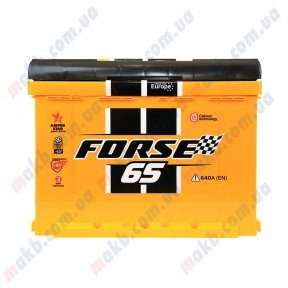 Акумулятор Forse 65Ah R+ 640A Акумулятор Forse 65Ah R+ 640A