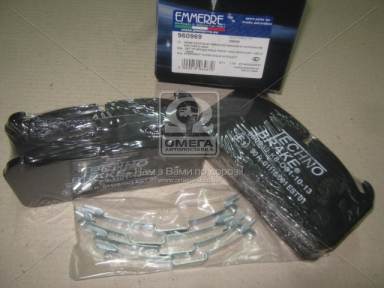 Колодка торм. диск. (компл. на ось) DAF LF45, IVECO, MAN L/M/ME2000, RVI MIDLUM (пр-во Techno Brake)