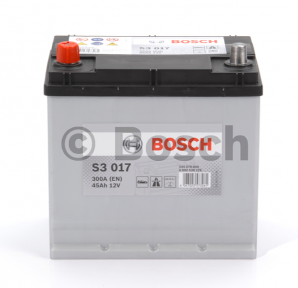 Акумулятор Bosch S3 (S3017) 45AH JL+300A (EN)