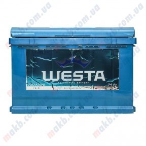 Акумулятор WESTA 74Ah R+ 720A