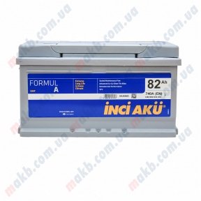 Аккумулятор INCI-AKU Formul A 82Ah R+ 740A (низкобазовый)