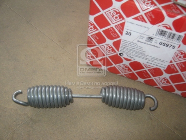 Пружина 265x97x5x34 колодки гальмівний. BPW (вир-во Febi)