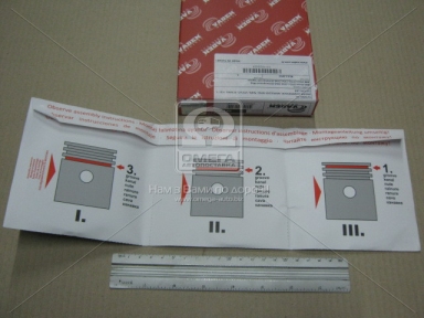 Кільця поршневі 88.00 mm (STD) 2,50x2,50x4,00 KNORR, MB (вир-во VADEN)