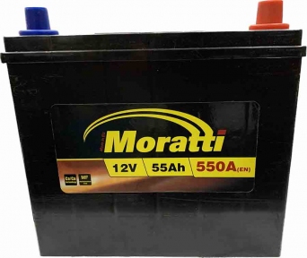 Акумулятор Moratti 55Ah JR+ 550A