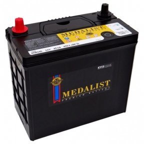 Аккумулятор Medalist (55B24L) 45Ah JR+ 430A (тонкая клемма)
