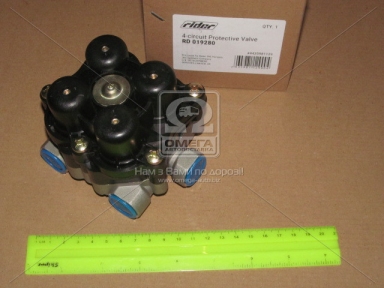 Кран защитн. четырехконтурный (RIDER)