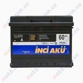 Аккумулятор INCI-AKU Supr A 60Ah L+ 540A