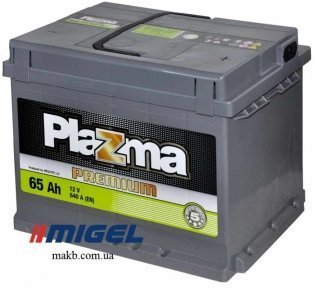 Аккумулятор Plazma Premium 65AH R+ 640A