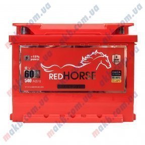 Аккумулятор RED HORSE 60Ah R+ 540A