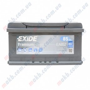 Акумулятор Exide Premium 85Ah R+ 800A