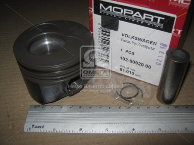 Поршень VAG 81,01 2,0TDi 1-2 цил. AZV,BDJ,BMM,BPW,BDK,BMN,BRF,BKD,BNA,BST,BLB,BPN,BVG (пр-во Mopart)