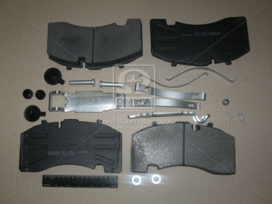 Колодка гальмівний. диск. (компл. на вісь) BPW RS-SB 4309T (вир-во Lumag)