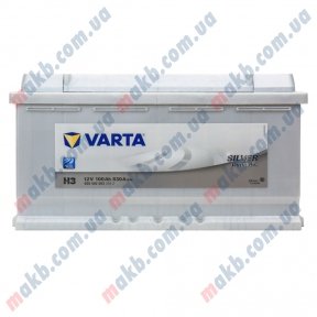 Акумулятор Varta 100Ah R+ 830A Silver Dynamic