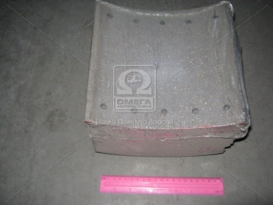 Накладка торм. (компл. на ось) 410х200 1-й рем. VOLVO F12,FH12,FL7,FL10 (пр-во Lumag)