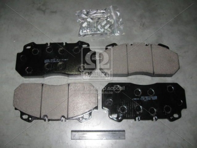 Колодка гальмівний. диск. (компл. на вісь) RVI MAGNUM,PREMIUM, VOLVO B10/12, ROR (вир-во Lumag)