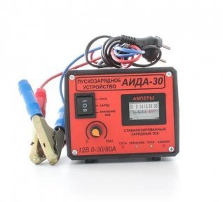 Пуско-зарядний пристрій для акумулятора АЇДА 30