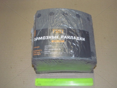 Накладка торм. (компл. на ось) 420х180 1-й рем. BPW, KASSBOHRER, SAF (пр-во TRU)