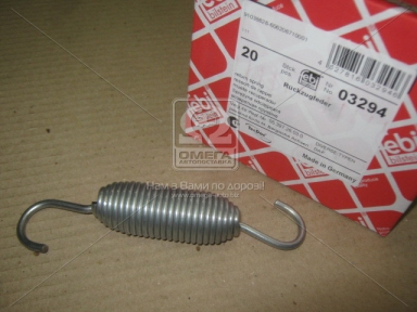 Пружина 148*3,8 важеля гальмівний. BPW (вир-во Febi)