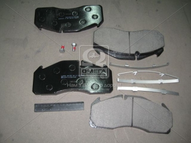 Колодка гальмівний. диск. (компл. на вісь) ROR TA/LM D DUCO, VOLVO FM,FL (вир-во Lumag)