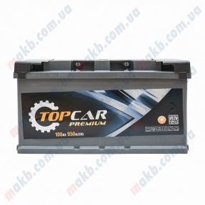 Акумулятор TOP CAR Premium 100Ah R+ 950A