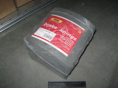 Накладка гальмівний. (компл. на вісь) 419х203 1-ї рем. FRUEHAUF, ROR, TRAILOR (вир-во Lumag)