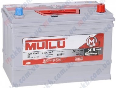 Акумулятор Mutlu SFB Technology 90Ah JR+ 720A