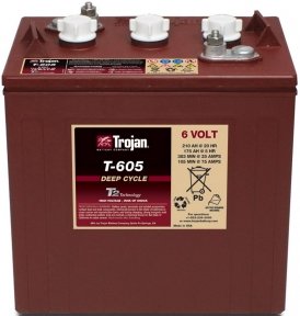 Акумулятор тяговий TROJAN T605