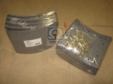 Накладка торм. (компл. на ось) PREMIUM 419х178 (Отв.6,35мм) 2-й рем. ROR TA, FRUEHAUF (RIDER)