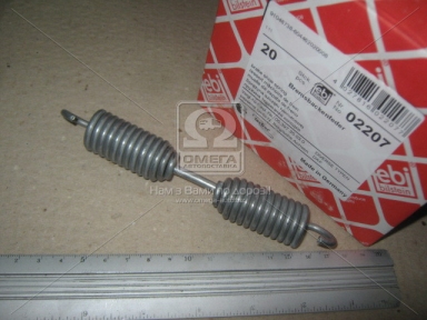 Пружина 163x3,6x22 колодок торм. BPW (пр-во Febi)