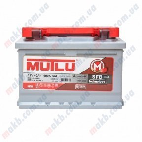 Акумулятор Mutlu SFB Technology 60Ah R+ 540A