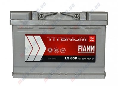 Аккумулятор Fiamm Titanium Pro 80Ah R+ 730A