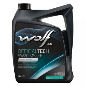 Моторне масло WOLF OFFICIALTECH 5W20 MS-FE