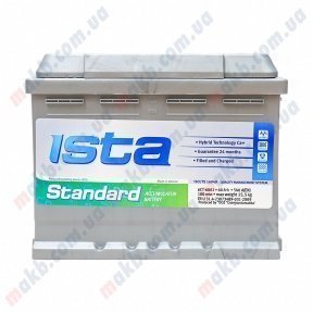 Акумулятор Ista Standard 60Ah L+ 540A