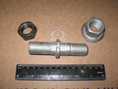 Шпилька М22х1,5хМ22х2х100х46х49 колеса в сб. з гайками (вир-во BPW)