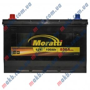 Акумулятор Moratti 100Ah JL+ 850A