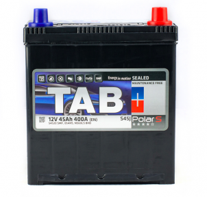 Акумулятор TAB Polar 45Ah JR+ 400A (Тонка клема)