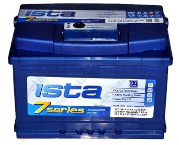 Аккумулятор Ista 7 series 74Ah R+ 720A