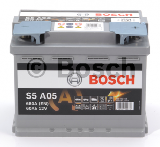 Акумулятор Bosch S5 AGM 60AH R+680A