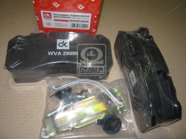 Колодка гальмівний. диск. (компл. на вісь) BPW, IVECO, MAN 2000,TGM, MB ATEGO, SAF <ДК>