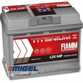 Аккумулятор Fiamm Titanium Pro 64Ah R+ 610A