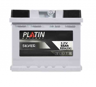 Акумулятор Platin Silver 55Ah R+ 520A 