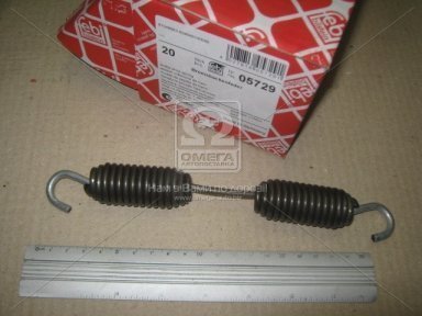 Пружина 228x4x25,5колодки торм. SAF (пр-во Febi)