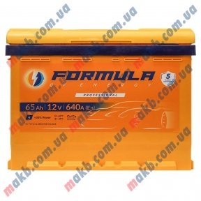 Акумулятор FORMULA 65Ah R+ 640A