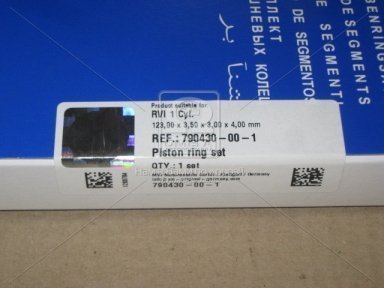 Поршневі кільця R. V. I. 123.0 (3.5/3/4) MIDR 06.23.56 (вир-во SM)