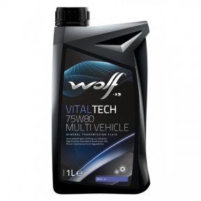 Трансмісійне масло WOLF VITALTECH 75W80 MULTI VEHICLE (1 л)