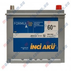 Акумулятор INCI-AKU Formul A 60Ah JR+ 540A