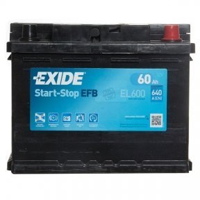 Акумулятор Exide EFB 60Ah R+ 640A